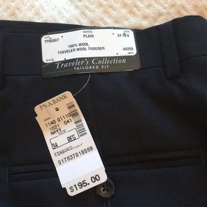 Jos A Bank Traveler’s Collection navy slacks